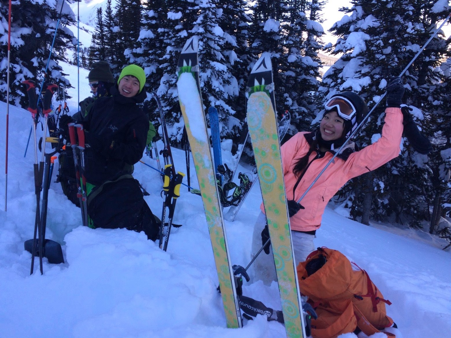 A group of people taking their AST1 Course in Jasper